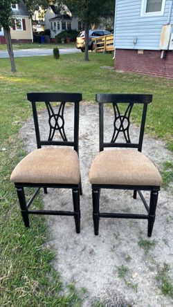 Bar height, dining room chairs