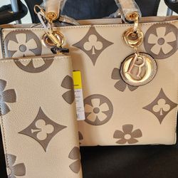 Purse And Wallet Set Monogram
