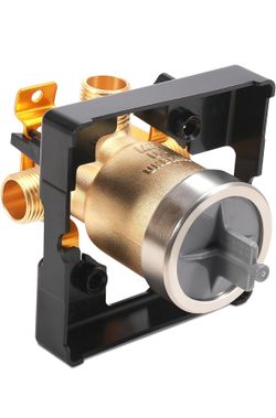 R10000-UNBXHF Universal Shower Valve Body Replacement Delta Faucet R10000 UNBXHF Bathtub and Shower Valve Body for Tub Faucet Trim Kits, Fits Single o