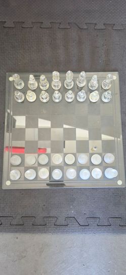 Glass chess board