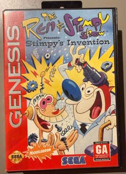 SEGA Ren & Stimpy Show Presents: Stimpy's Invention (Sega Genesis, 1993) Manual