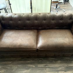 Great Condition 2 person leather couch 