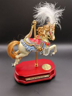 Once Upon a Carousel horse follow your dreams music box