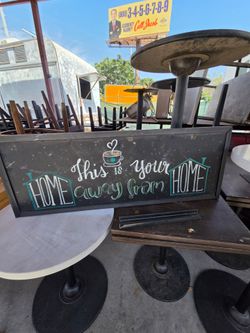 Chalkboard Sign Home Away From Home