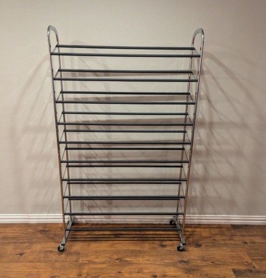 Rolling Shoe Rack