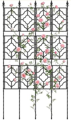65×45in Garden Trellis for Climbing Plants Outdoor