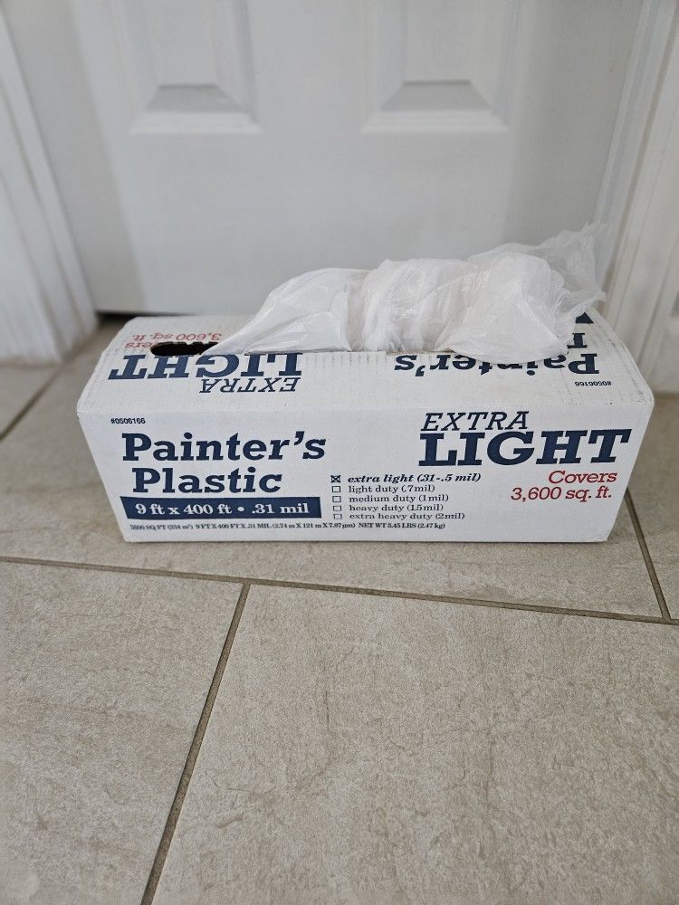 PAINTER PLASTIC. PLASTICO PARA PINTOR