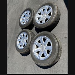 4 — 215/65r17 5x114.3 5x115 5x4.5 Stock Charger Chevy Impala Cr-v Camry Civic Accord Altima Sentra Tacoma Rims Wheels Tires!!