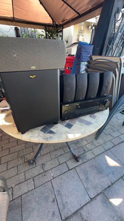 Yamaha receiver and Klipsch speakers