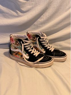 Vans Floral High Top Sneakers