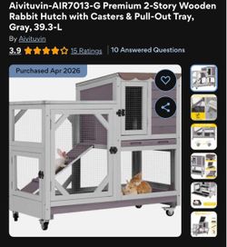 2 story Small Animal Hutch