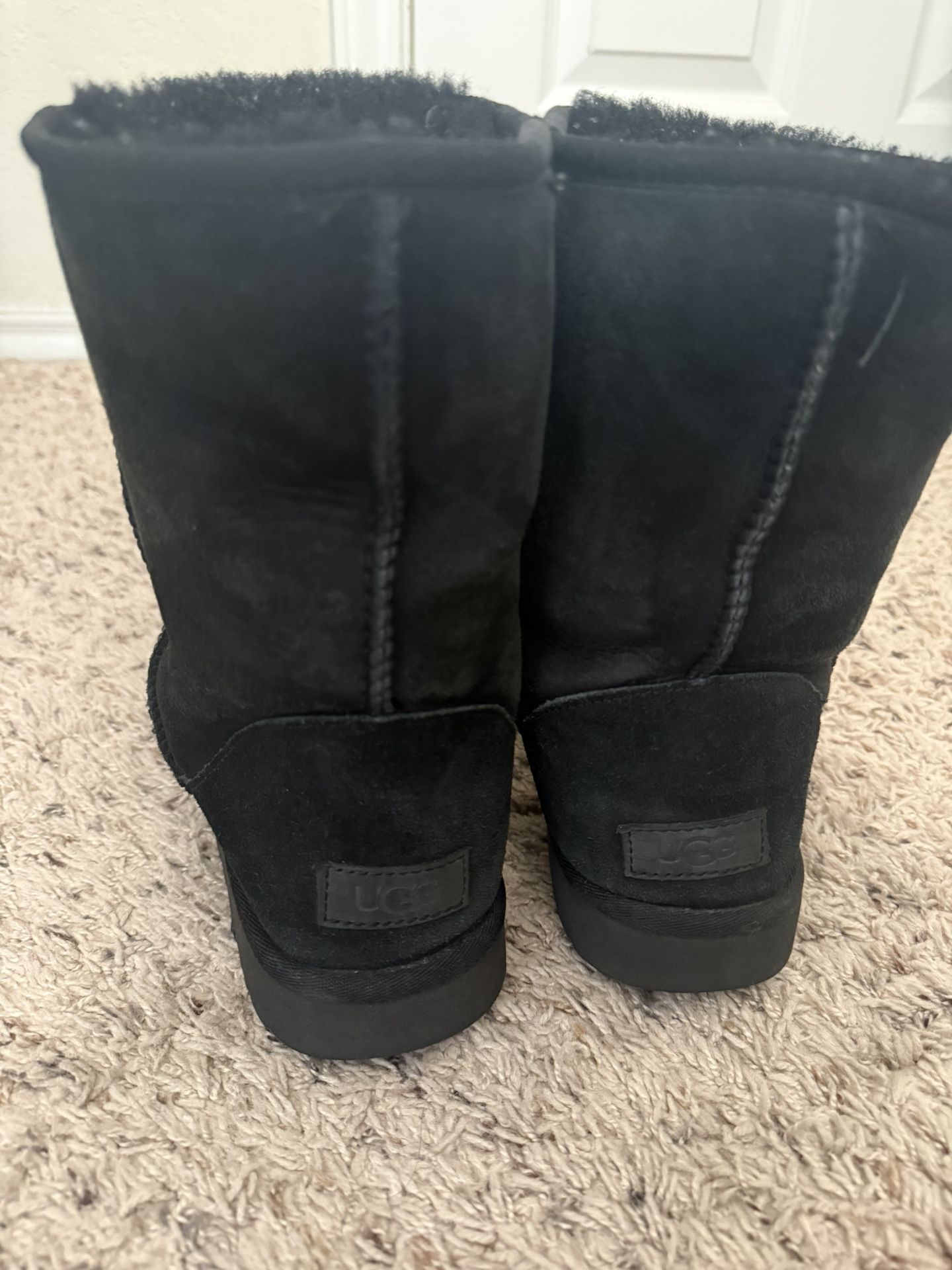 Black UGG boots