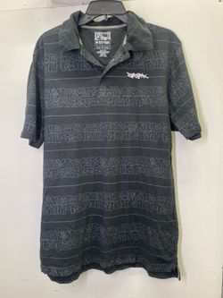 RARE Y2K Vtg Ecko Unltd. Embroidered Zoo York Graffiti Bombs Polo Shirt Mens XL