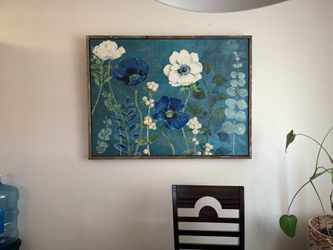 Floral cavas print