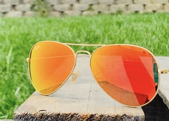 Orange flash polarized ray ban hotsell