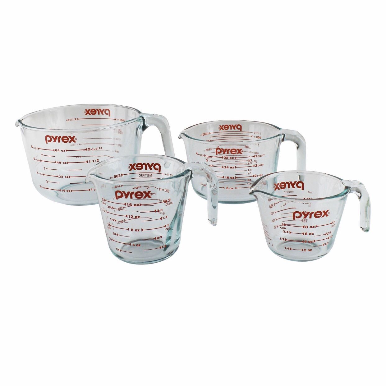 Pyrex 4 Piece Measuring Cup Set