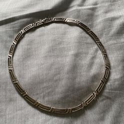 Greek Sterling Silver Necklace 