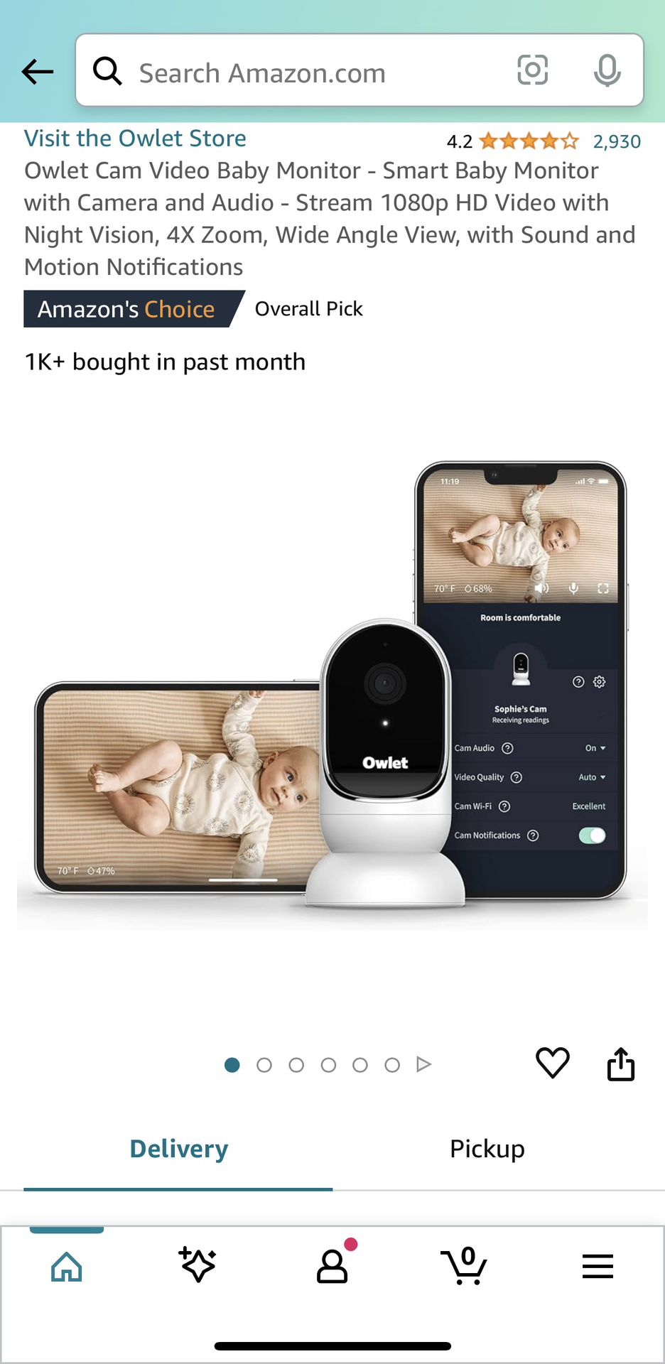 Owlet Baby Monitor 