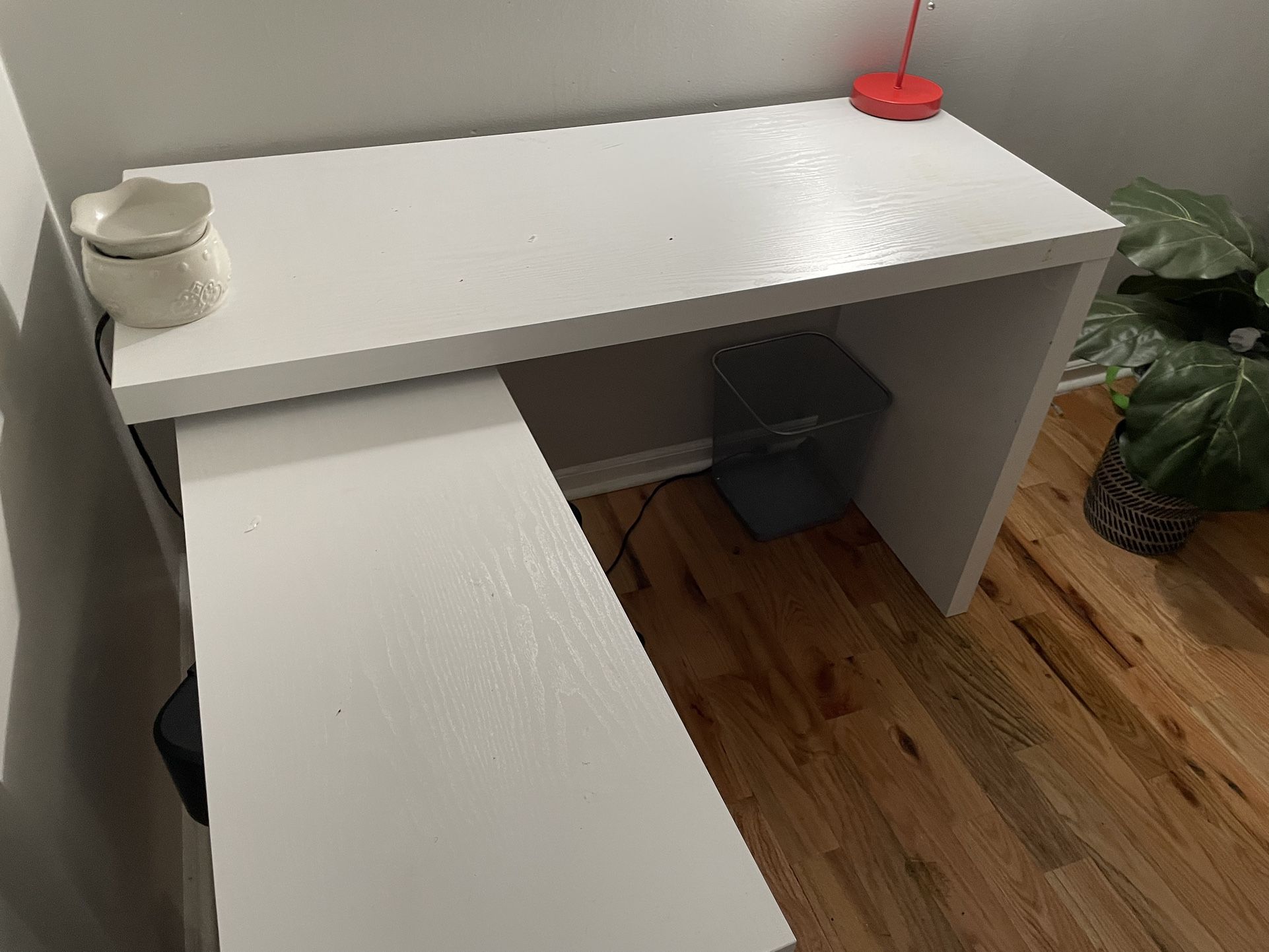 White Office Desk $30