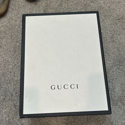 Gucci Men’s Black Leather Hi-top Sneakers