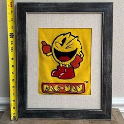 Retro Pac Man Framed Art ready to hang Just $15 xox