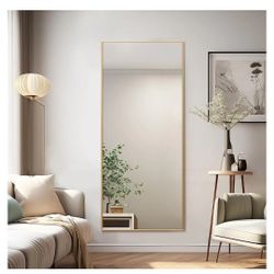 Gold Full Length Mirror 59" x 20"