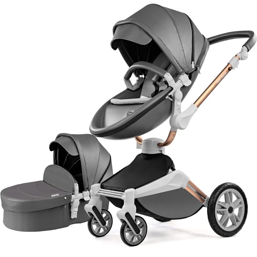 Hot Mom 2 Ultra Baby Stroller 360 Rotation Function