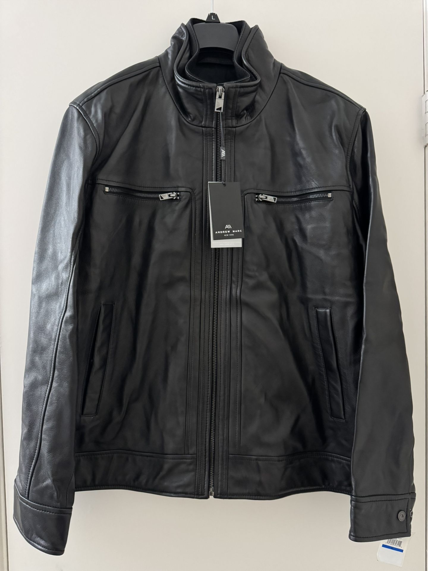 New Andrew Marc Winton leather jacket, XL