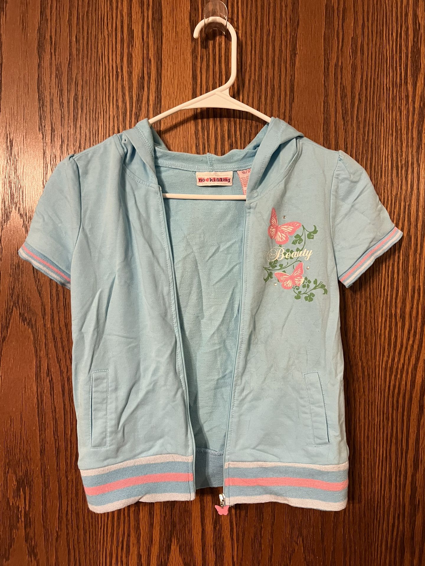 Girls Large Short Sleeve Jacket