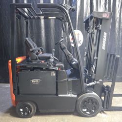 2023 Doosan BC25S-7 With 2023 Battery, 4300 LB, 3-Stage Mast 189”, Electric Sit-down Forklift