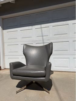 West Elm Hemming Leather Chair