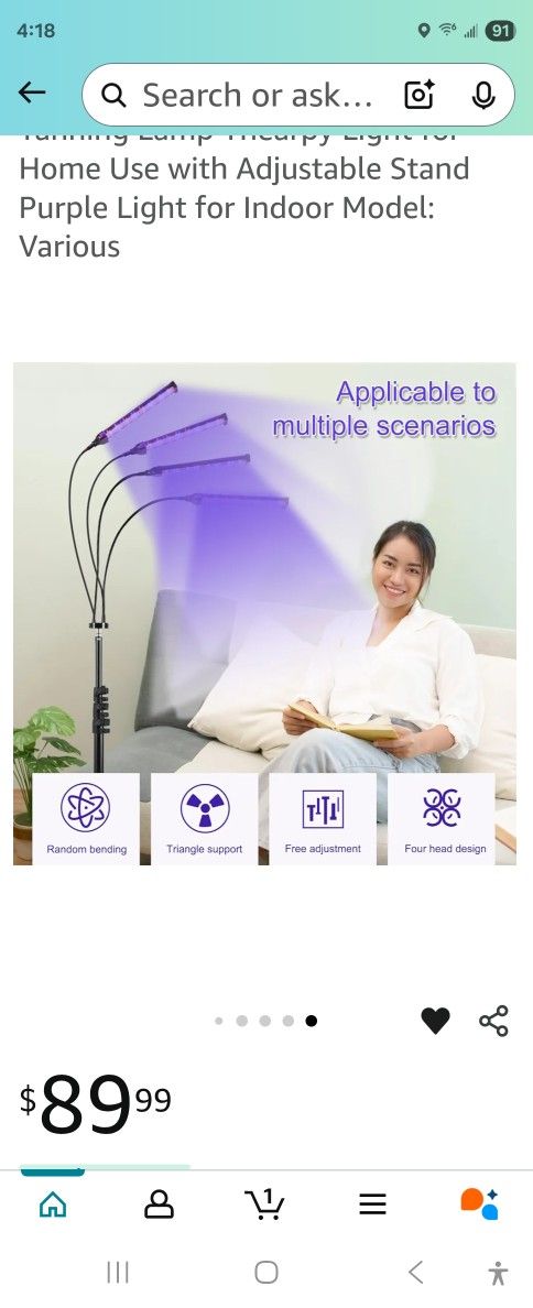 Floor Light Lamp Multi Colors