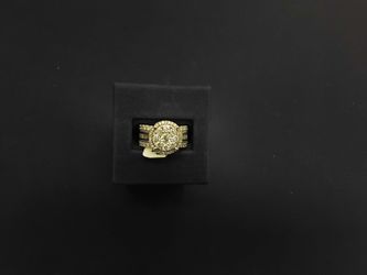 Ring - Engagement Set - White Gold 10k (.417) 6.2 grams Size 6.5