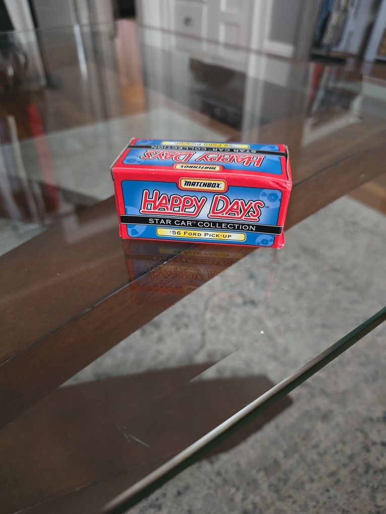 Happy days, star car collection, 56 Ford, pick up matchbox