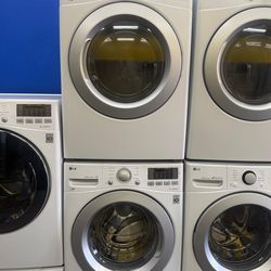 Set LG washer and dryer gas