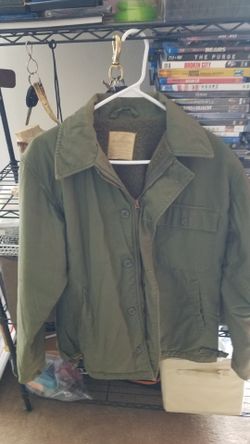 Navy a2 deck jacket vgc xl