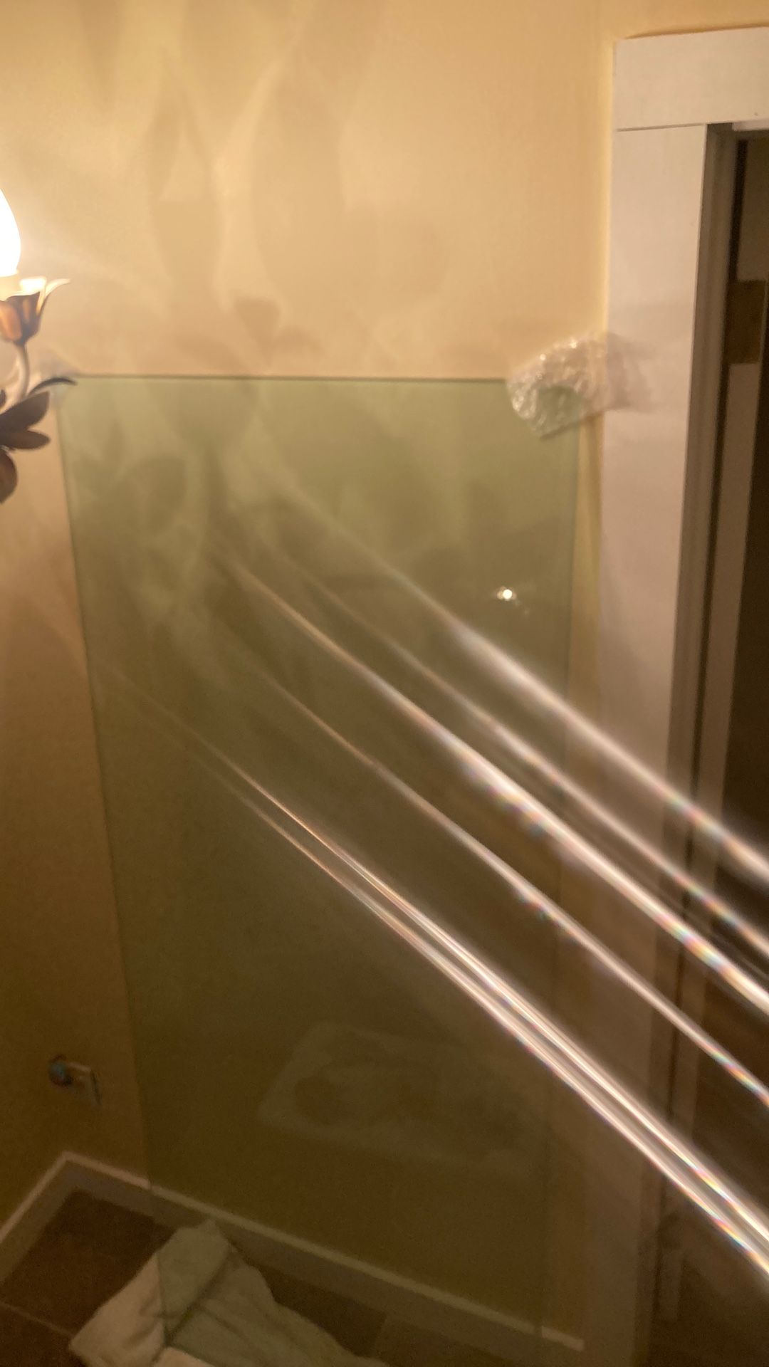 Large glass piece