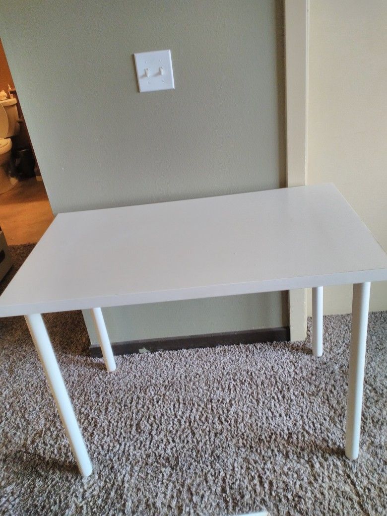 white table