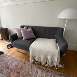 Grey loveseat / couch