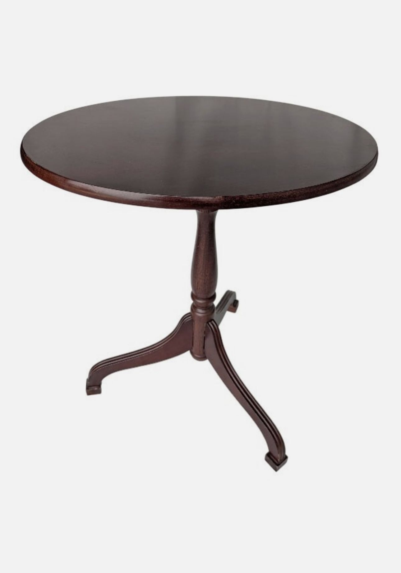 Antique Drop Tilt Top Oval Table 18.5" W × 14.5" D × 20.5" H