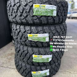 31x10.50R15 LT TBB Mud Terrain New Set of Tires Installed and Balanced Set de Llantas Nuevas Instaladas y Balanceadas