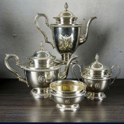 International sterling Silver Coffee Set 