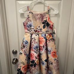 Girls Size 8 Rare Editions Formal High Low Skirt Dress Weddings Party Easter