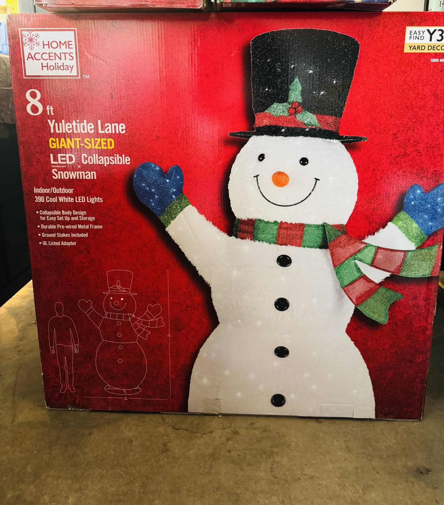 8ft Snowman Like New
