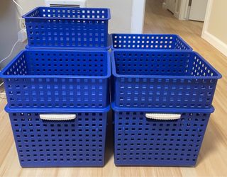 Assorted Stackable Storage Bins/Baskets By InterDesign