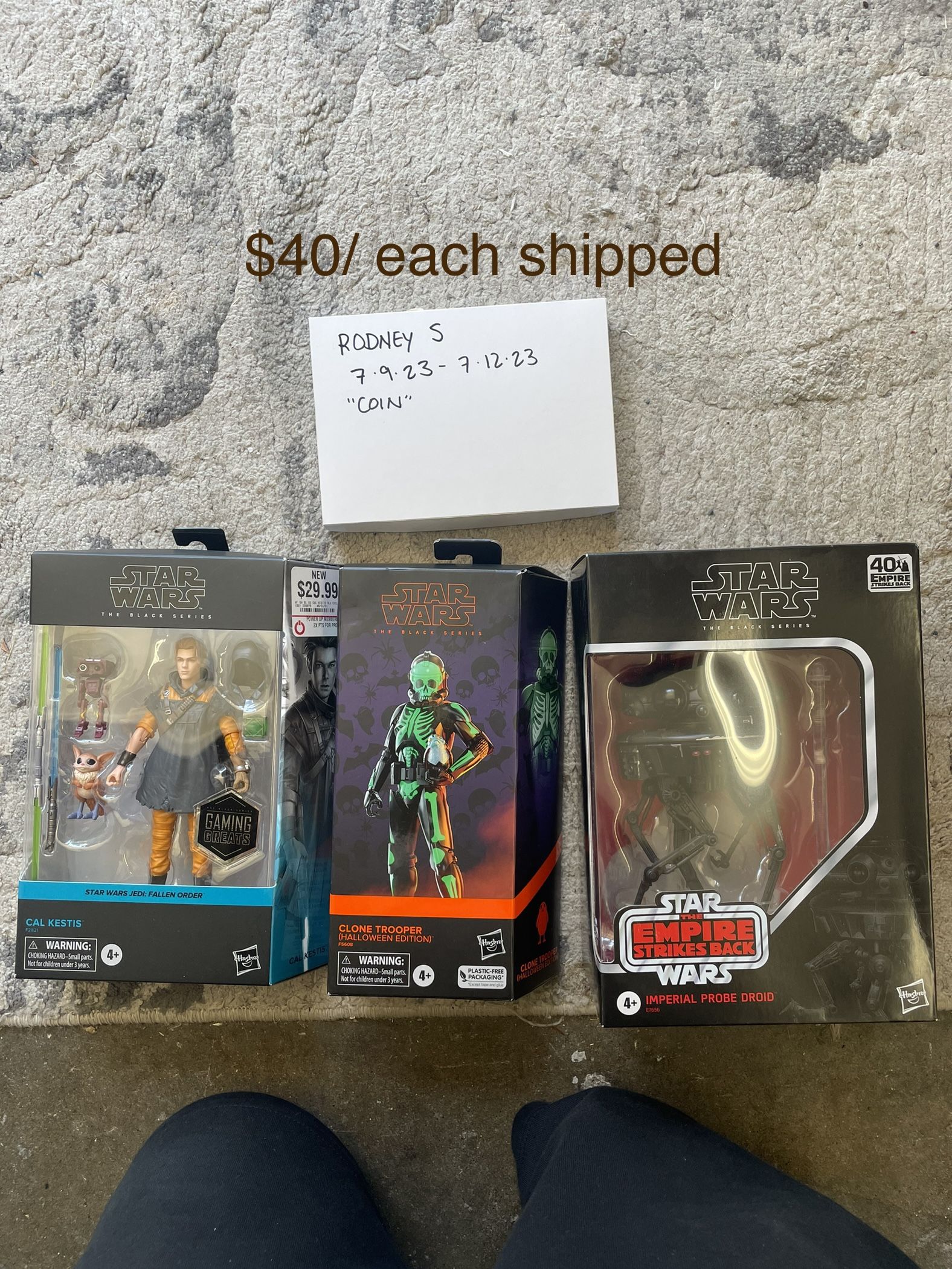 STAR WARS BLACK SERIES & TVC