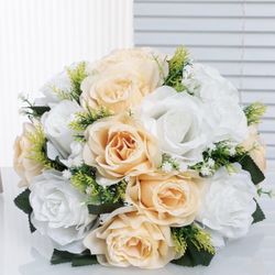 10 Faux Flower Ball Arrangements