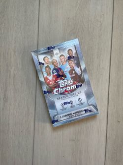 2025-26 Topps Chrome UEFA Club Competitions Sealed Hobby Box