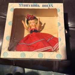 Storybook Doll In Red Dress