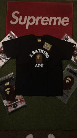 Bape College tee Size L